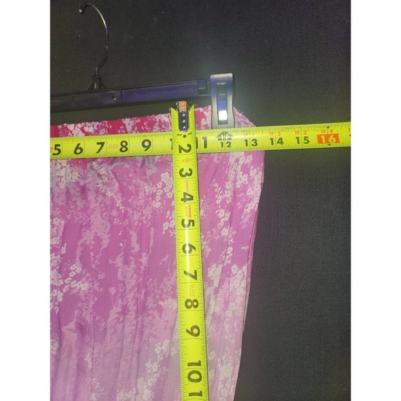 Ash & Sara Women Pink & White Floral Viscose Off the Shoulder Long Maxi Dress S - Picture 7 of 12